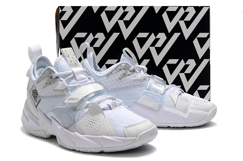 Jordan Why Not Zer0.3 All White Shoes - Click Image to Close